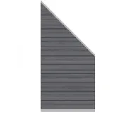 Traumgarten System WPC Platinum Zaunfeld-Set grau 2826 - 91x184-94cm