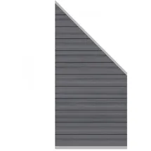Traumgarten System WPC Platinum Zaunfeld-Set grau 2826 - 91x184-94cm