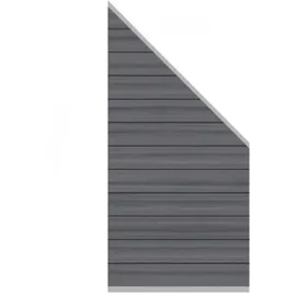 Traumgarten System WPC Platinum Zaunfeld-Set grau 2826 - 91x184-94cm