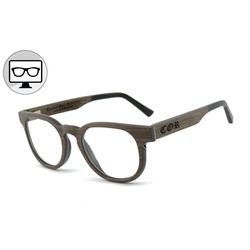 COR Brille Blaulichtfilter Brille, Blaulicht Brille, Bildschirmbrille, Bürobrille, Gamingbrille, Holzbrille braun