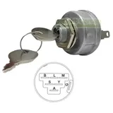 perfektGarten 4 Positionen / 7-Polig Zündschloß Startschalter für Rasentraktor Aufsitzmäher