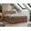 Boxspringbett 200x200 200x200 mit Boxspringbett mit 200x200 Braun Kunstleder H4 Braun
