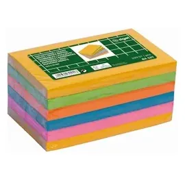 Sigel BA127 125 mm x 75 mm Blau, Gelb, Grün, Orange, pink, 600 Blatt