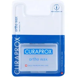 Curaprox Ortho Wax kieferorthopädisches Wachs für Zahnklammern 7 St.
