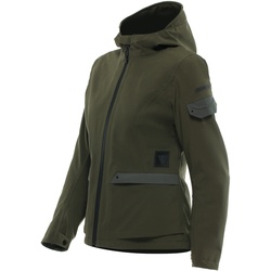 Dainese Centrale Absoluteshell Pro waterdichte dames motorfiets textiel jas, groen, 46 Voorvrouw