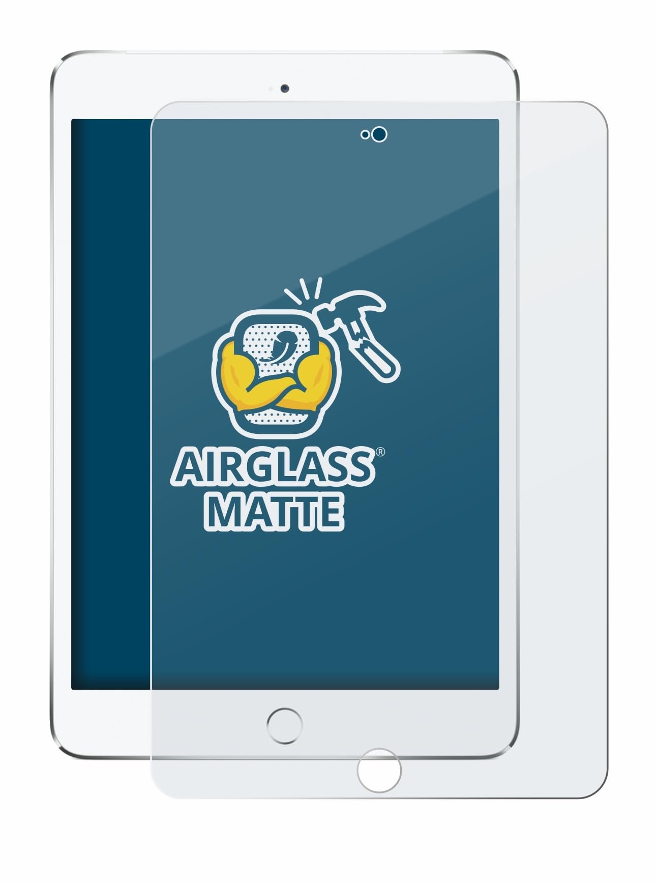 BROTECT Entspiegelungs-Panzerglasfolie für Apple iPad Mini 4 2015 Schutzglas Schutz-Folie Matt [Extrem Kratzfest 9H, Anti-Reflex, Anti-Fingerprint]