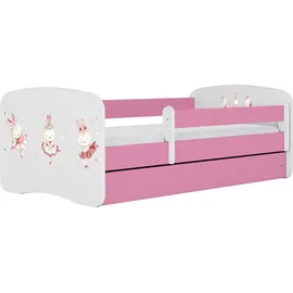 raumhirsch furniture Kinderbett Raumhirsch 80 x 180 cm Holzwerkstoff rosa