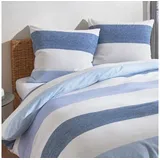 Biber blau 200 x 200 + 2 x 80 x 80 cm