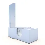 AcquaVapore Seniorendusche und Wanne mit Whirlpool S12D-WP-R-EC Dusche 85x170cm