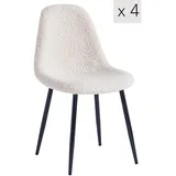Höffner Stuhl, Weiß, 46.5x86x44 cm, Esszimmer, Stühle, Esszimmerstühle, Vierfußstühle