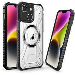 Hülle für Apple iPhone 15 Handy Schutz Case Cover Magsafe Bumper Etuis Schale