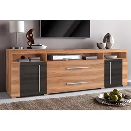 OTTO home TV-Lowboard 182 cm satin nussbaumfarben/darkwood