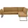 K+W Komfort & Wohnen Eckbank K+W KOMFORT & WOHNEN "Drive", gelb (curcuma 71), H:91cm T:68cm, Sitzbänke, Eckbank, mit Seitenteilverstellung am langem Schenkel zur Sitzplatzerweiterung