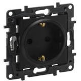 Legrand Steckdose 2P + E Schuko schwarz Niloe Step Unterputz