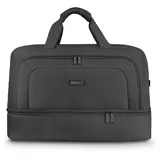 Redolz Essentials 12 Weekender-Reisetasche 50 cm mit Bodenfach aufsteckbar black