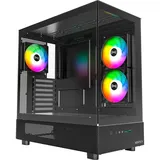 Montech XR Tempered Glass Midi-Tower PC-Gehäuse Schwarz