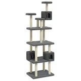vidaXL Kratzbaum 188 cm dunkelgrau