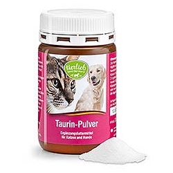 tierlieb Taurin-Pulver für Katzen und Hunde - 100 g