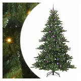 vidaXL Künstlicher klappbarer Weihnachtsbaum Grün 240 cm