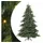 vidaXL Künstlicher klappbarer Weihnachtsbaum Grün 240 cm