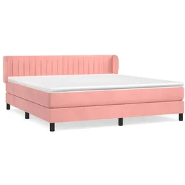 vidaXL Boxspringbett 180 x 200 cm Rosa