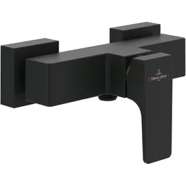 Villeroy & Boch Architectura Square Einhebel-Duscharmatur Wandmontage für 1 Verbraucher Matt Black TVS125001000K5