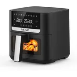 OKYUK Heißluftfritteuse 6L Airfryer XL schwarz