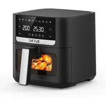 OKYUK Heißluftfritteuse 6L Airfryer XL schwarz