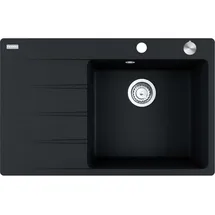 Franke Centro CNG 611-78A rechts Einbauspüle schwarz Excenterbetätigung 780 x 500 mm