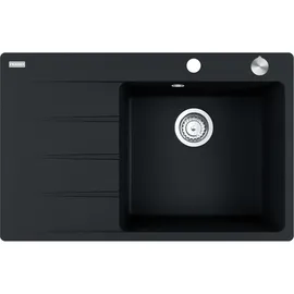 Franke Centro CNG 611-78A rechts Einbauspüle schwarz Excenterbetätigung 780 x 500 mm
