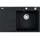 Franke Centro CNG 611-78A rechts Einbauspüle schwarz Excenterbetätigung 780 x 500 mm