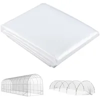 Outsunny Gewächshausfolie, Transparent, Kunststoff, 800x1x1000 cm, Gartenzubehör, Hochbeete