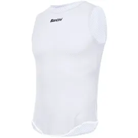 Santini SMS Lieve Ärmelloses Baselayer Weiß XS