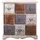 Mobili Rebecca Rebecca 63 x 60 x 23 cm Weiß / Braun / Grau / Mehrfarbig