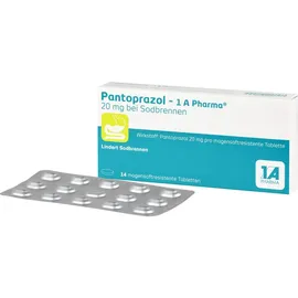 1 A Pharma PANTOPRAZOL-1A Pharma 20mg bei Sodbrennen