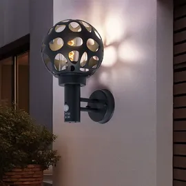 GLOBO Aussenlampe mit Bewegungsmelder (nicht inklusive) 32,7 cm anthrazit
