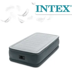 Intex Luftbett 191x99x46 cm mit integrierter Luftpumpe Gästebett