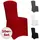 DETEX Stuhlhusse 10er Set Rot