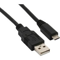 Sharkoon 4044951015498 USB 2.0 Kabel USB-A Stecker > Micro-USB B Schwarz