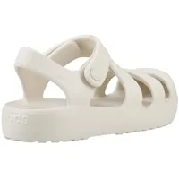Crocs Unisex Kinder Classic Fisherman T Sandalen, Sandstone, 23/24