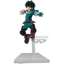 BANPRESTO My Hero Academia Bravegraph 2 Izuku Midoriya Figur 11 cm - Silber/Mehrfarbig