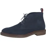 Marco Tozzi by Guido Maria Kretschmer Herren Stiefeletten zum Schnüren aus Wildleder Elegant, Blau (Navy), 41
