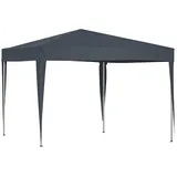 Thanaddo 3x3m Wasserdicht Gartenzelt Pop-up Pavillon Gartenpavillon Partyzelt grau