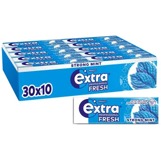 Extra® PROFESSIONAL FRESH STRONG MINT Kaugummis 30 Pack à 10 Stück