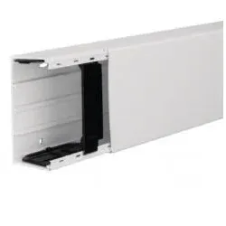 tehalit Leitungsführungskanal PVC witterungsbeständig/UV-stabil  60x110 mm, Länge 2m, verkehrsweiß