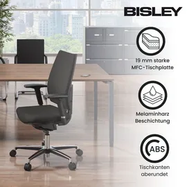 BISLEY Schreibtisch Cito Ahorn