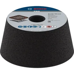 Bosch Schleiftopf, konisch-Metall/Guss 90 mm, 110 mm, 55 mm - 1608600231