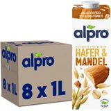 Alpro® Das Beste von Beidem Hafer-Mandeldrink 8x 1,0 l