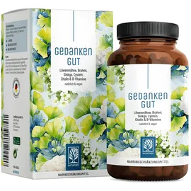 NATURTREU Löwenmähne Brahmi Ginkgo Cholin Kapseln 120 St.
