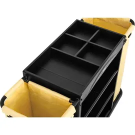Uniprodo Reinigungswagen 150 kg Schwarz 2 St.